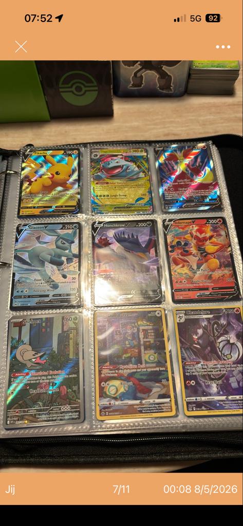 Pokémon Kaarten Collectie - Diverse V, VMAX, Full Art, Hobby en Vrije tijd, Verzamelkaartspellen | Pokémon, Ophalen, Nieuw, Meerdere kaarten