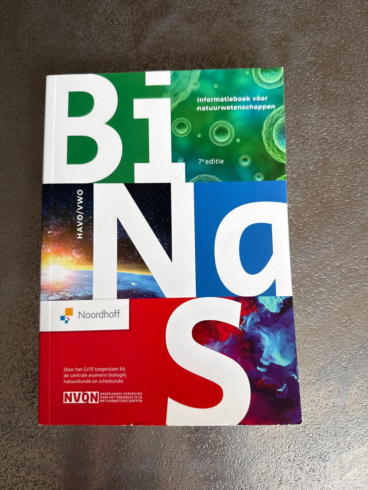 BiNaS 7e editie havo/vwo - Informatieboek natuurwetenschappe, Boeken, Verzenden, Beta, Zo goed als nieuw, Overige niveaus