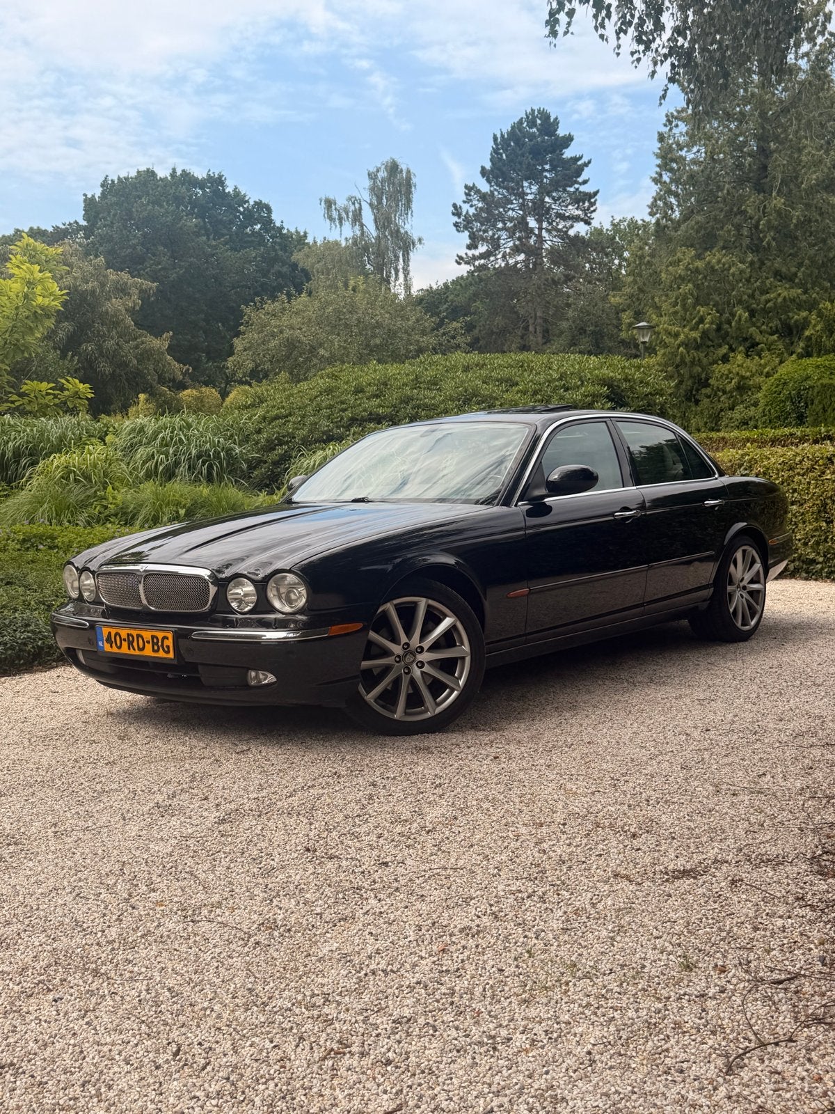 Jaguar XJ 4.2 Executive AUT 2005 Zwart, Auto's, Jaguar, Automaat, Achterwielaandrijving, Zwart, 298 pk