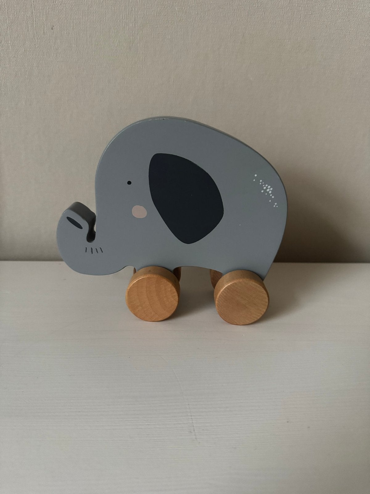 Little Dutch Houten Olifant Duwspeelgoed, Ophalen of Verzenden, Zo goed als nieuw, Duw- of Trekspeelgoed