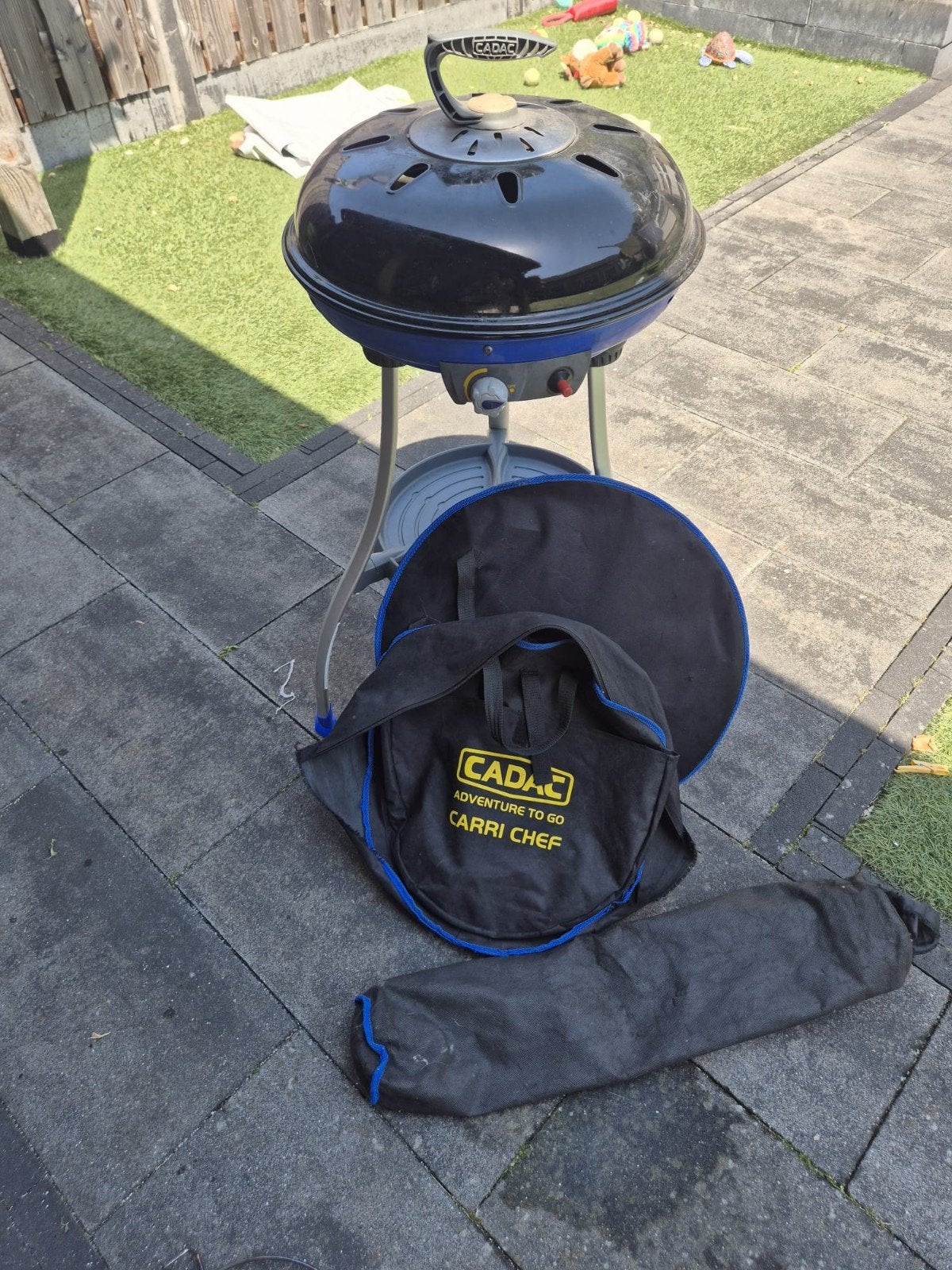 Caddac skottelbraai, Ophalen, Gebruikt