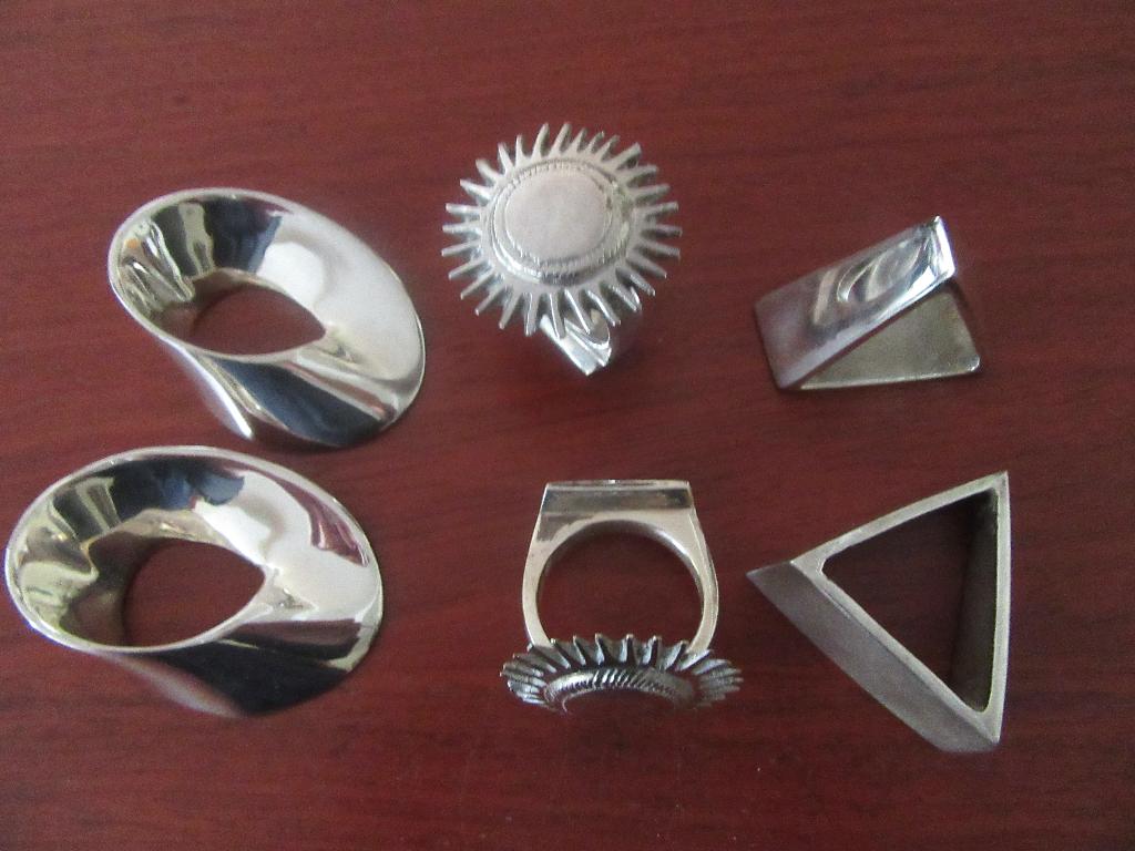 6 zilverkleurige servetringen, Huis en Inrichting, Keuken | Servies, Overige materialen, Overige typen, Nieuw, Ophalen of Verzenden