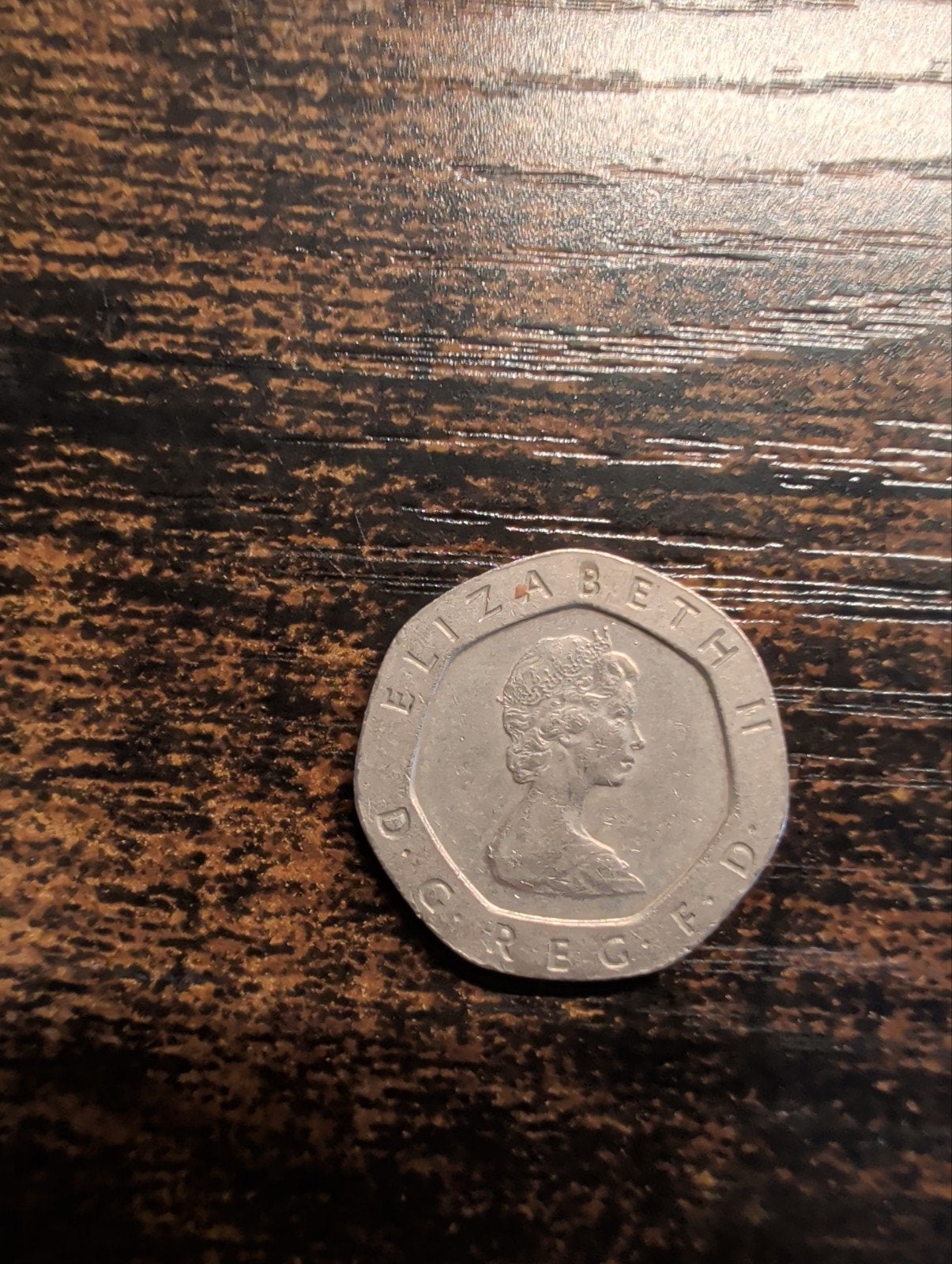 20 Pence munt 1982 - Elizabeth II, Ophalen, Overige landen, Losse munt