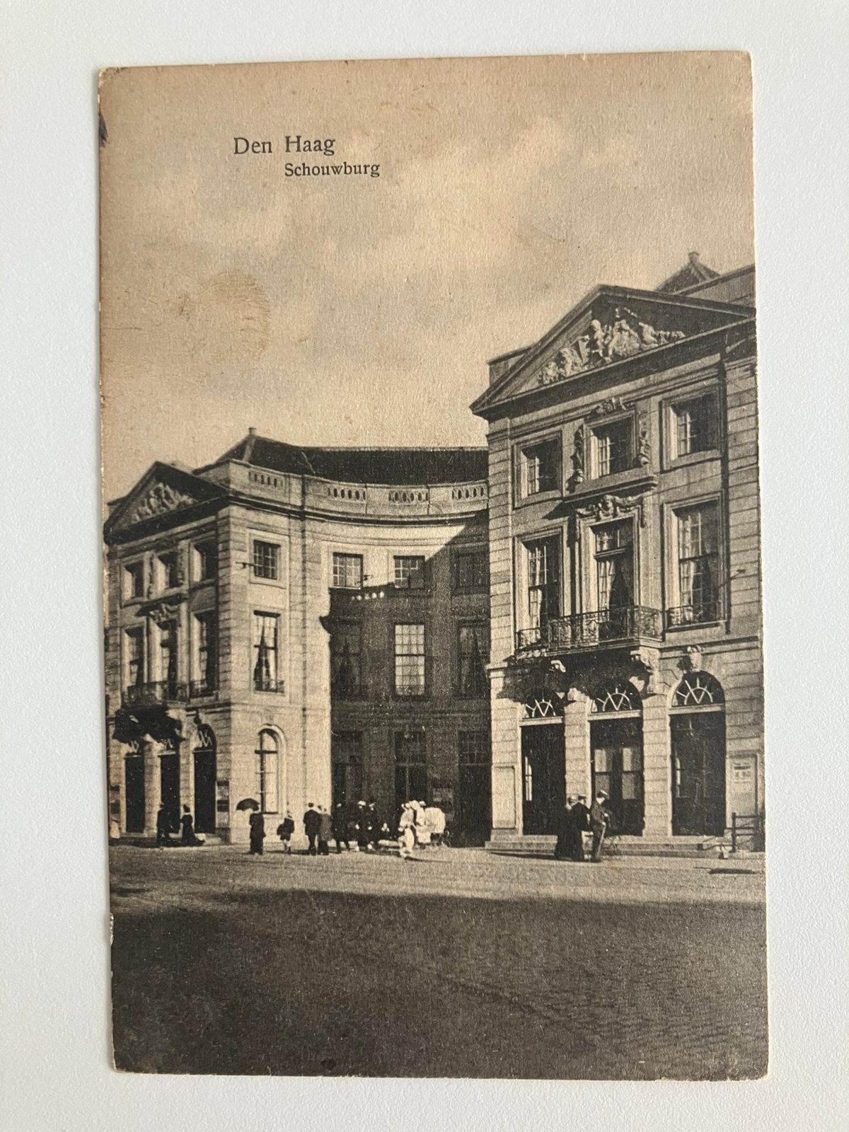 Den Haag, Koninklijke Schouwburg, Verzamelen, Ansichtkaarten | Nederland, Ophalen of Verzenden, Voor 1920, Zuid-Holland