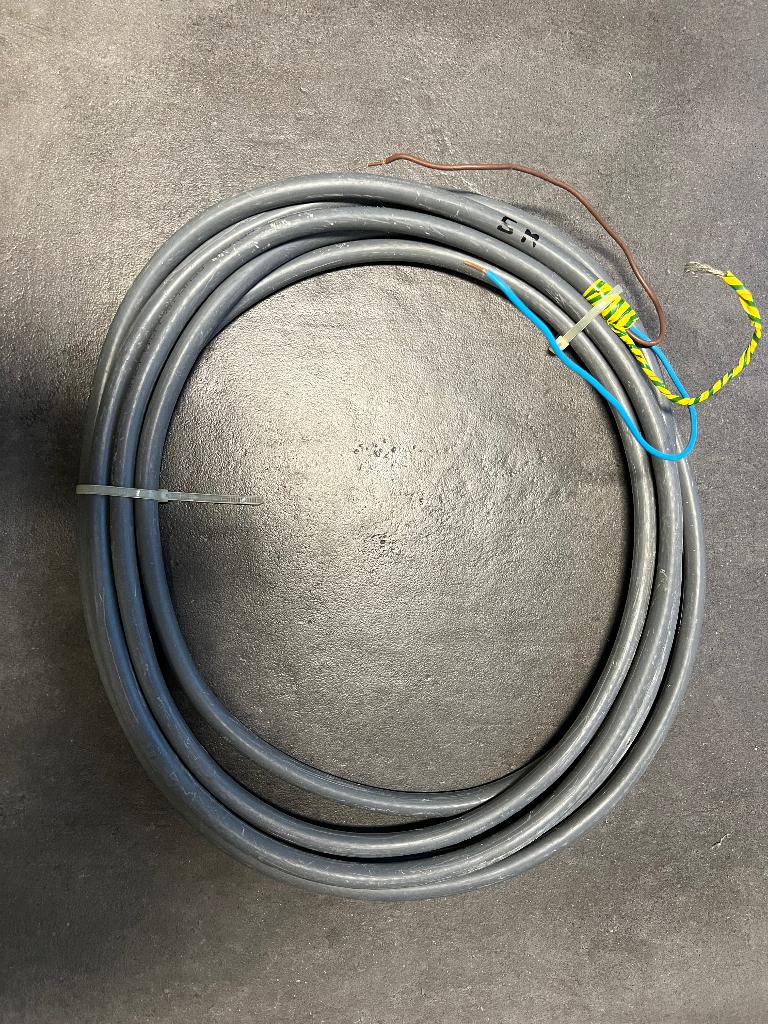 5m YMvK-as grondkabel 2x2.5mm² - 2 aderig, Ophalen of Verzenden, Gebruikt, Overige typen
