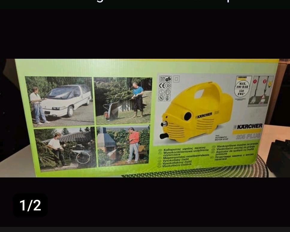 Karcher hogedrukreiniger met 4 meter waterslang, Tuin en Terras, Ophalen of Verzenden, Gebruikt, Elektrisch, Karcher