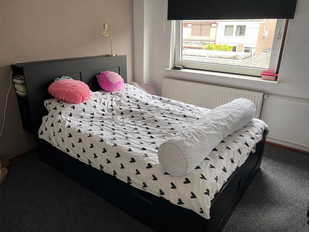 Ikea Brimnes 140x200 bed met bergruimte en 4 opberglades, Huis en Inrichting, Slaapkamer | Complete slaapkamers, Ophalen, Gebruikt