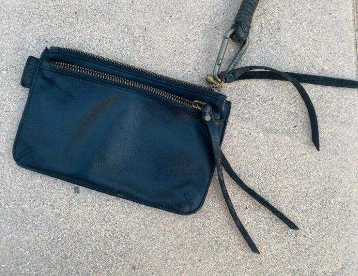 Stijlvolle LABEL 88 leren Telefoon  tasje, Sieraden, Tassen en Uiterlijk, Tassen | Schoudertassen, Zo goed als nieuw, Overige merken