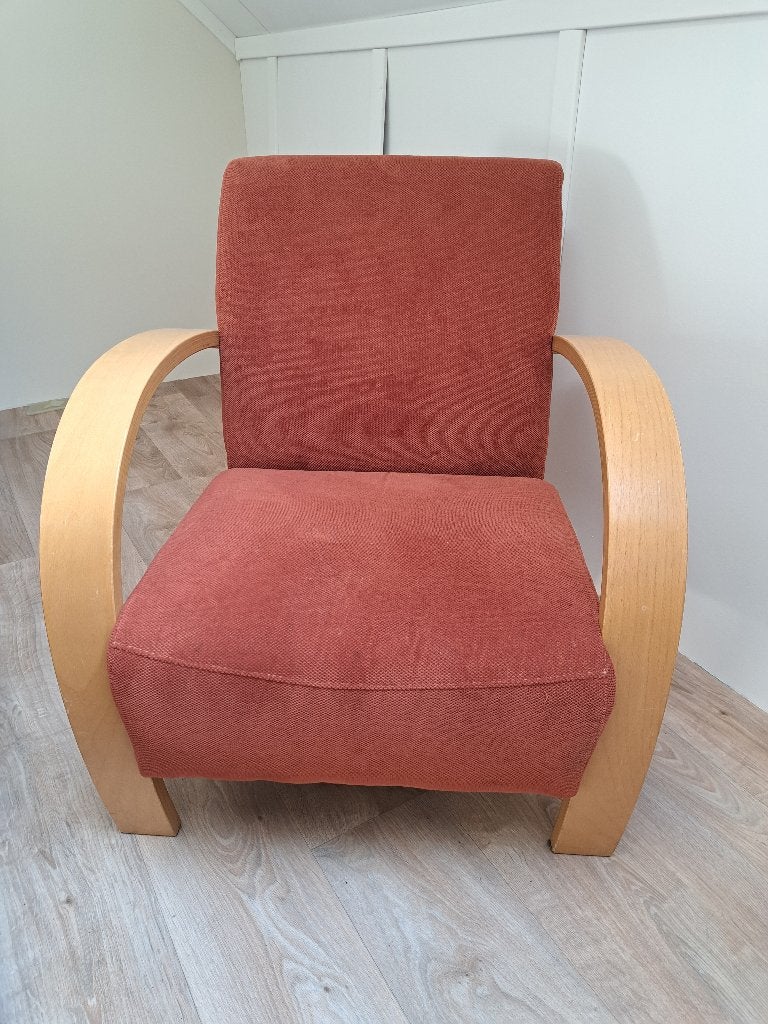 2 fauteuils, Ophalen, Gebruikt, Minder dan 75 cm, Stof