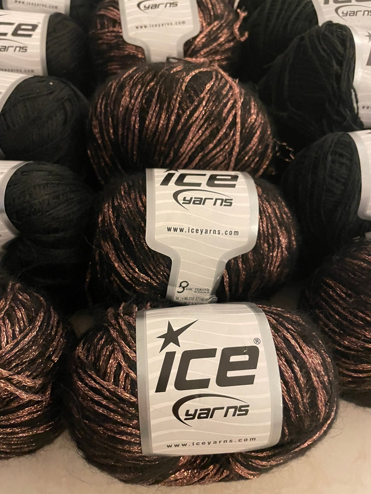 ice yarns 15 bollen, Hobby en Vrije tijd, Ophalen of Verzenden, Zo goed als nieuw, Breien of Haken, Wol of Garen