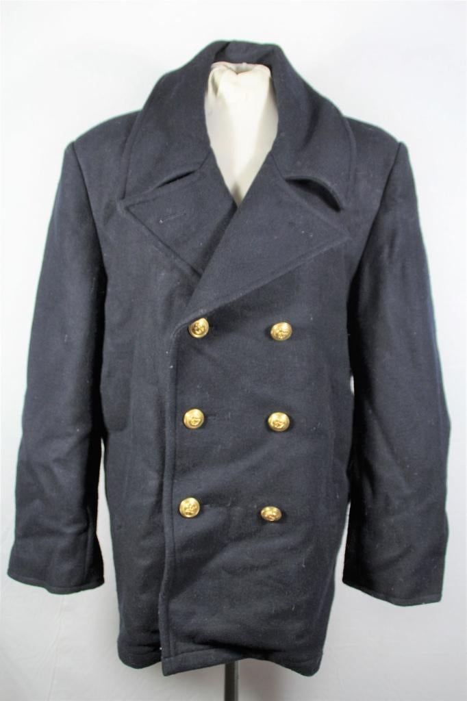 Dikke Marine winterjas.BW Marine Kolani. Mt S. 70% wol, ., Ophalen of Verzenden, Zo goed als nieuw, Maat 46 (S) of kleiner