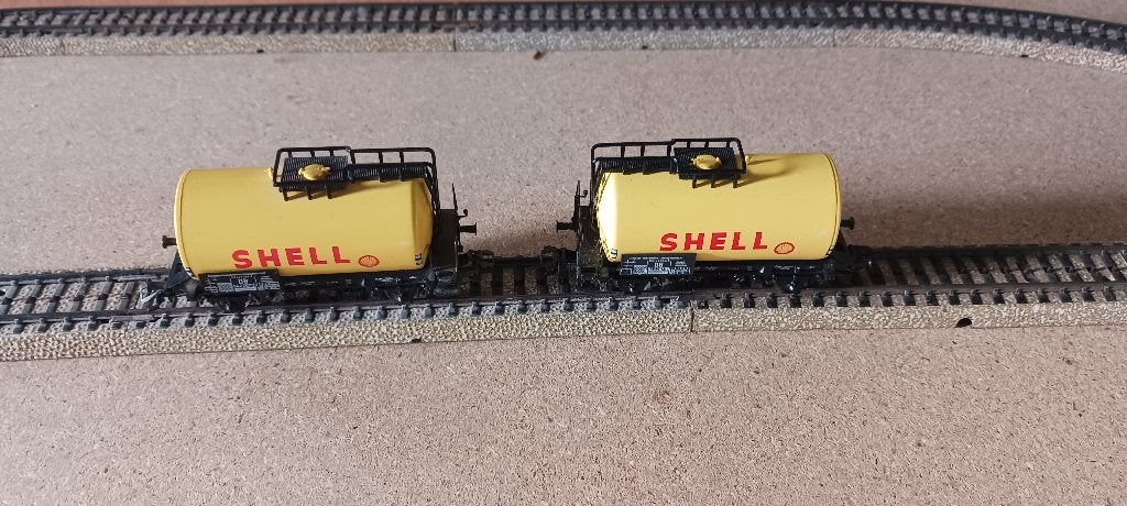 Märklin 4642: Ketelwagon SHELL, Wisselstroom, Wagon, Ophalen of Verzenden, Zo goed als nieuw