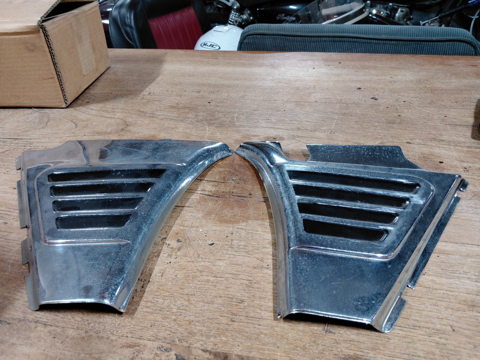Chroom zijkapjes BMW/5, Ophalen of Verzenden