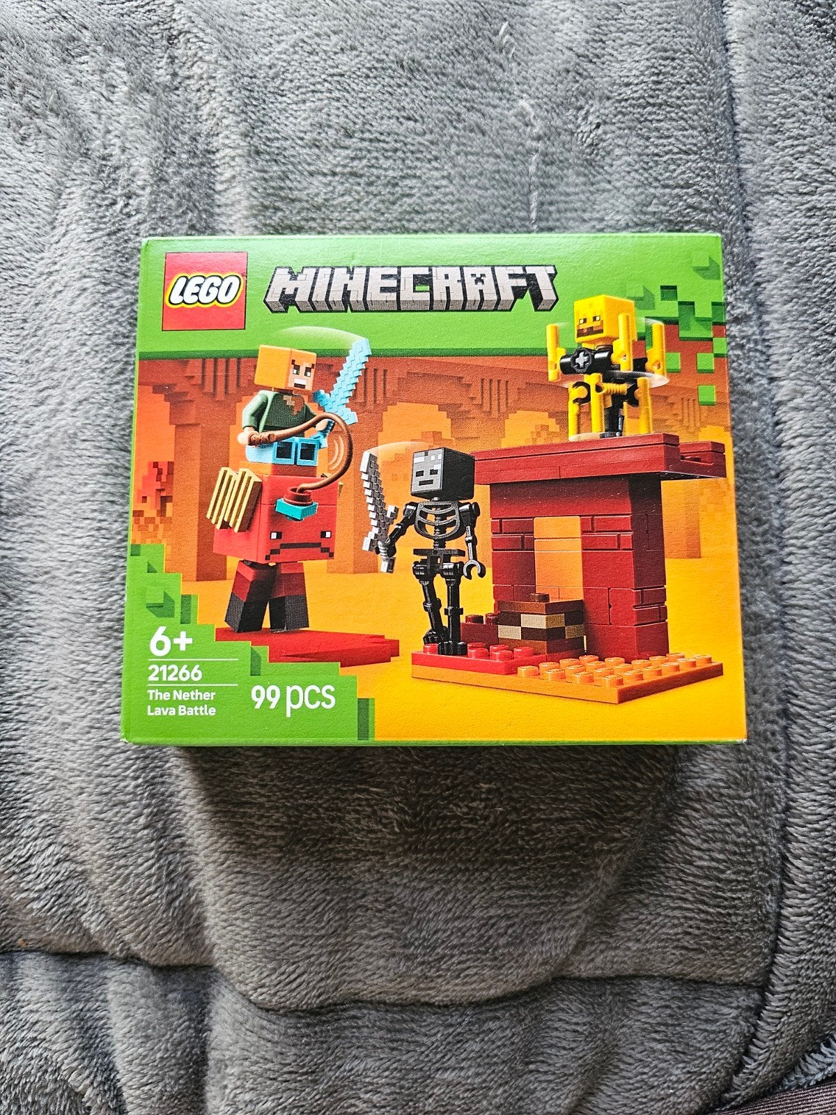 LEGO Minecraft 21266 The Nether Lava Battle, Minecraft, Lego, Nieuw, Ophalen of Verzenden
