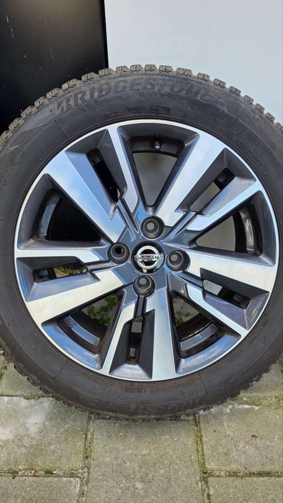 Nissan Micra winterbanden 195/55 R16 Bridgestone, Ophalen, Gebruikt