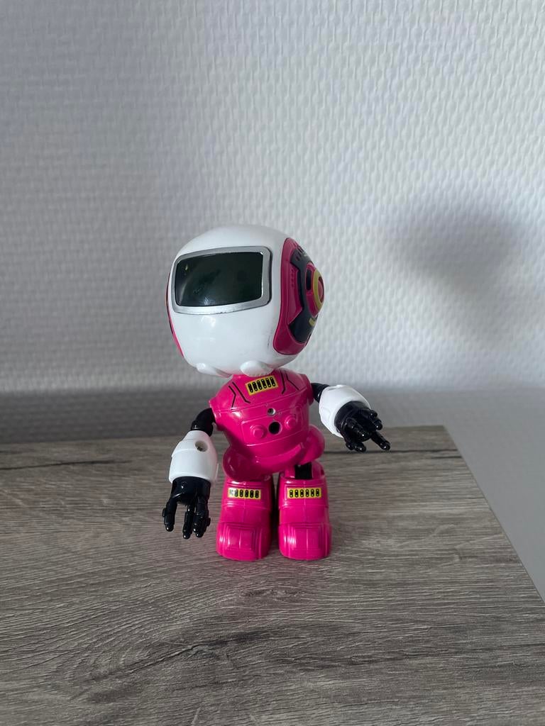 Roze Robot Speelgoedfiguur - Leuk en Interactief, Ophalen of Verzenden, Gebruikt, Jongen of Meisje