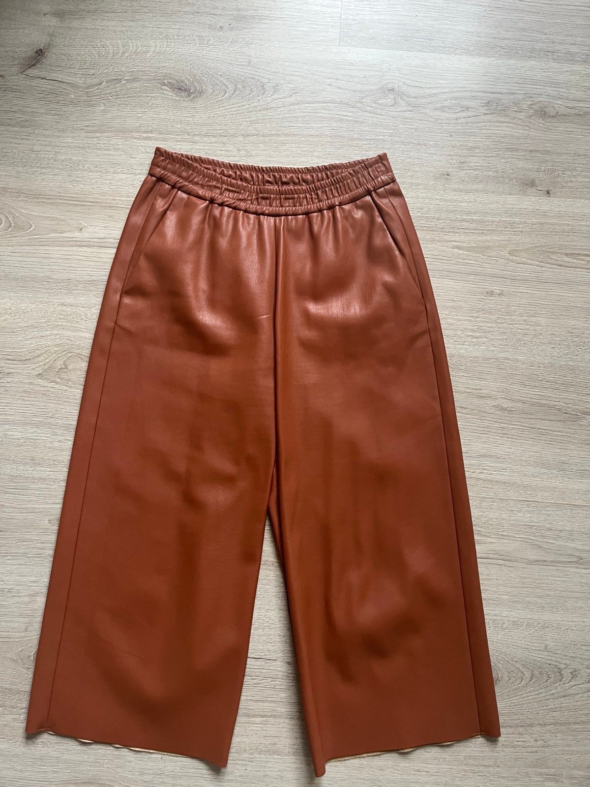 Femmes du Sud, Culotte leather look - Maat XS, Ophalen of Verzenden, Maat 36 (S), Bruin, Driekwart