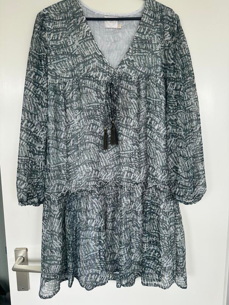 Ibiza boho jurk, Ophalen of Verzenden, Zo goed als nieuw, Maat 42/44 (L), Onder de knie
