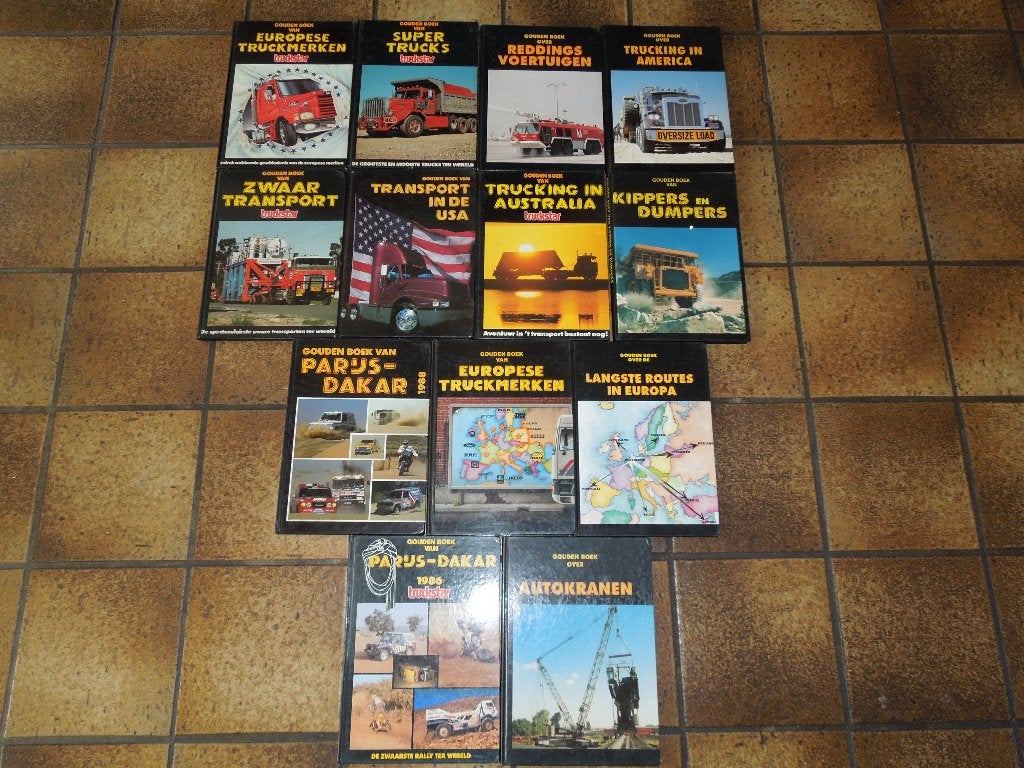 13 Truckstar Gouden Boeken - Diverse Titels, Ophalen of Verzenden, Gelezen, Truckstar, Vrachtwagen