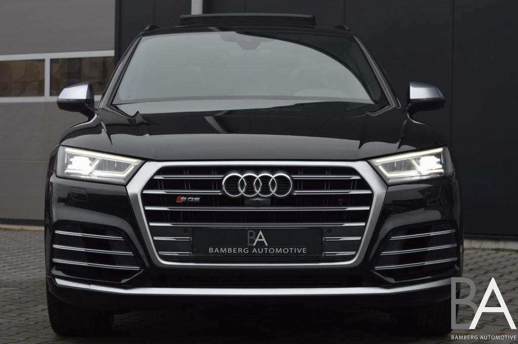 Audi SQ5 3.0TFSI Quattro|RS|pano|trekhaak|virtual|22inch|360, Auto's, Automaat, Gebruikt, Zwart, 2995 cc