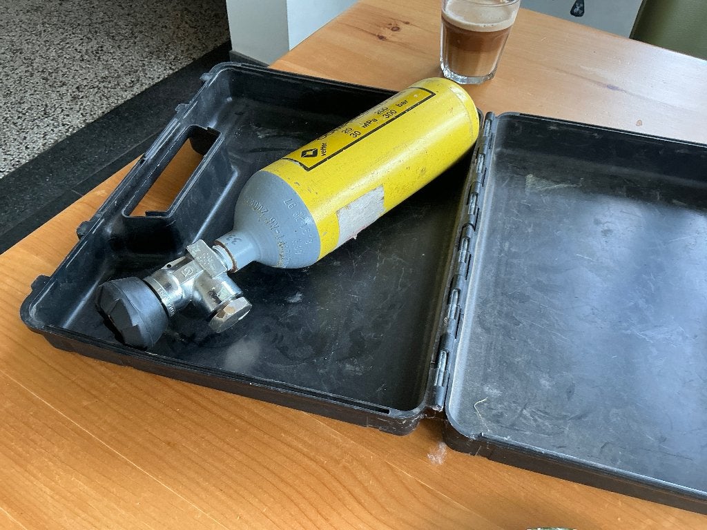 persluchtfles, Watersport en Boten, Duiken, Ophalen, Gebruikt, Duikfles