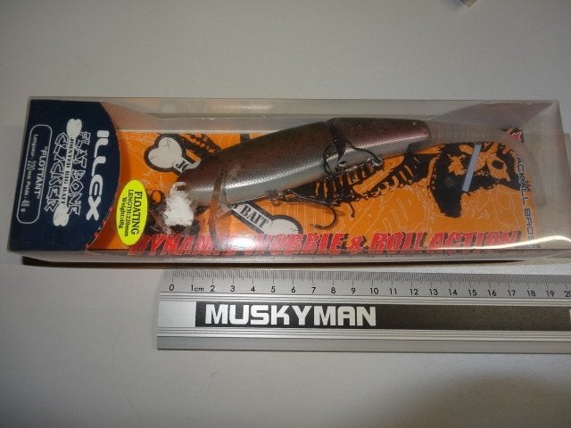 Kunstaas: Illex Flat Bone Jointed Big Bait Clicker Plug, Verzenden, Nieuw, Overige typen