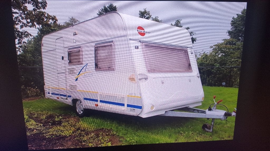 Burstner Artstep 420TS bouwjaar 2002, direct beschikbaar ., Caravans en Kamperen, Caravans, Vast bed, Treinzit, 750 - 1000 kg