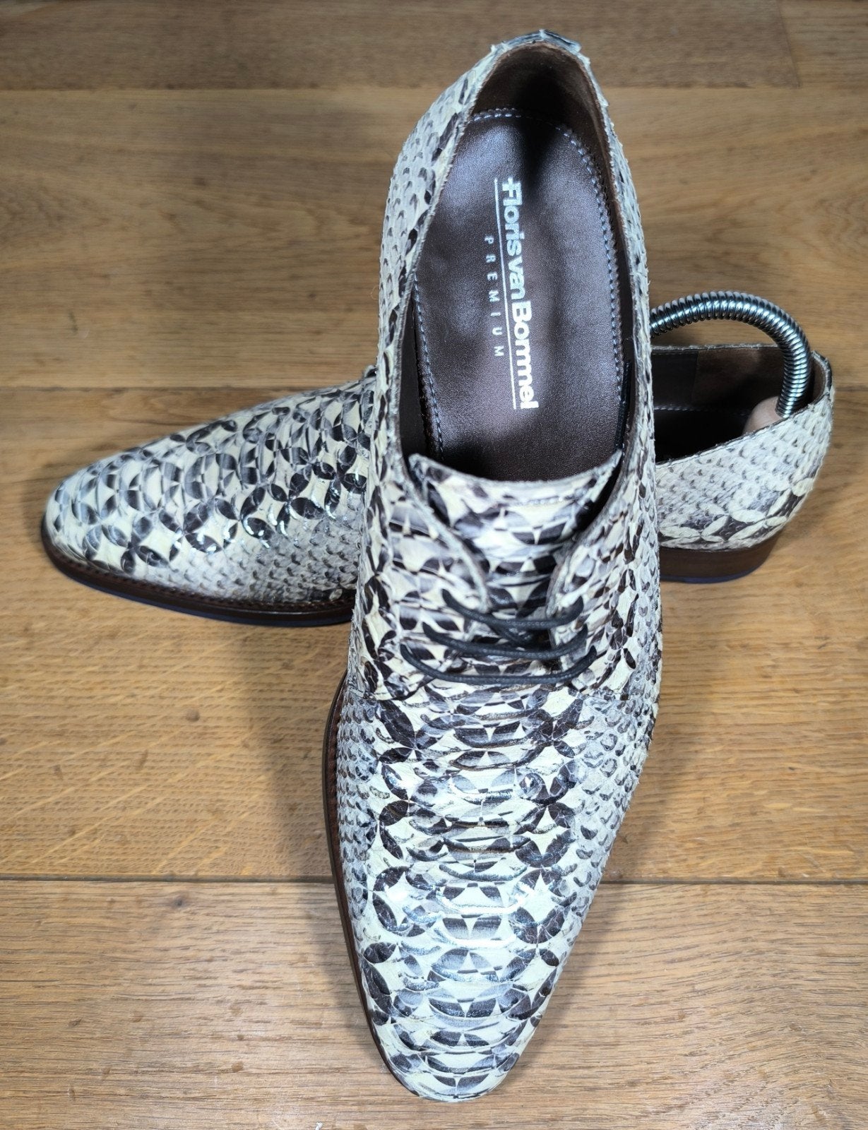Floris van Bommel herenschoenen maat 7,5 / 41,5, Ophalen, Overige kleuren, Floris van Bommel, Zo goed als nieuw
