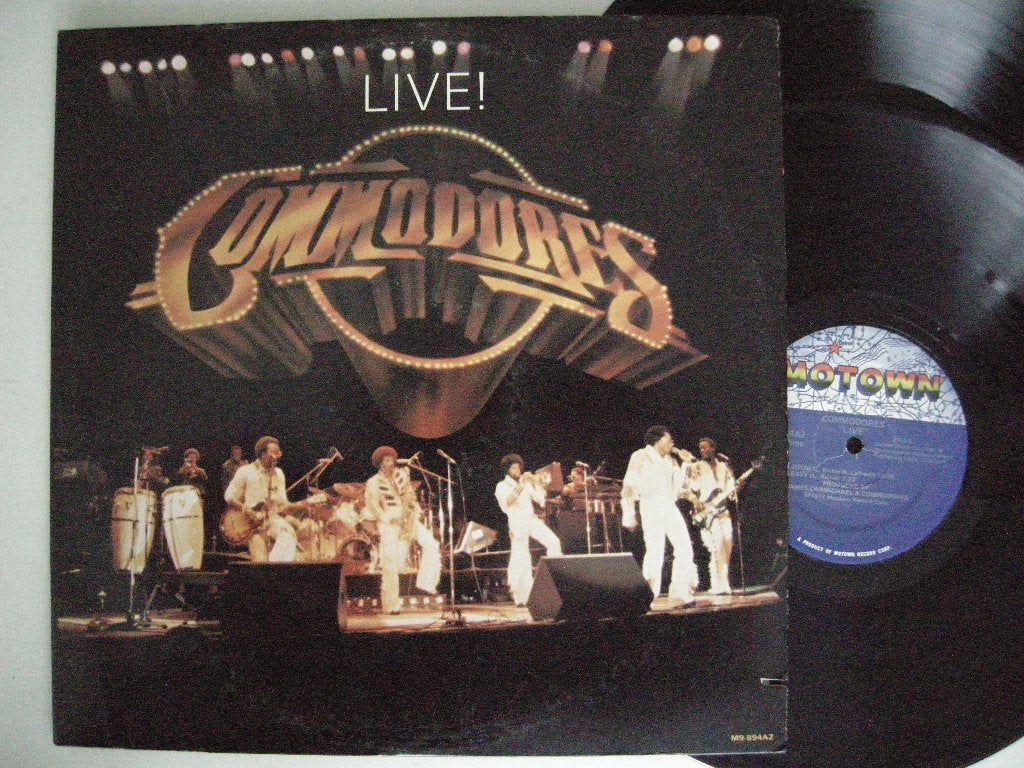 The Commodores Live - 2LP vinyl zgan, Ophalen, Zo goed als nieuw, 12 inch, Dubbel-LP