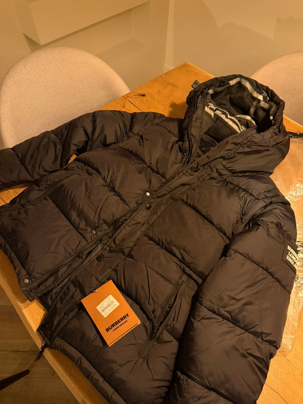 Burberry Pufferjas / Bodywarmer (2-in-1) Zwart Valt als S/M, Ophalen of Verzenden, Zo goed als nieuw, Maat 48/50 (M), Zwart