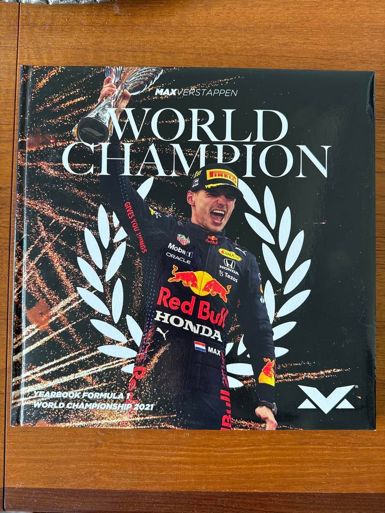 Max Verstappen World Champion 2021 Jaarboek Formule 1, Verzenden, Nieuw, Overige sporten