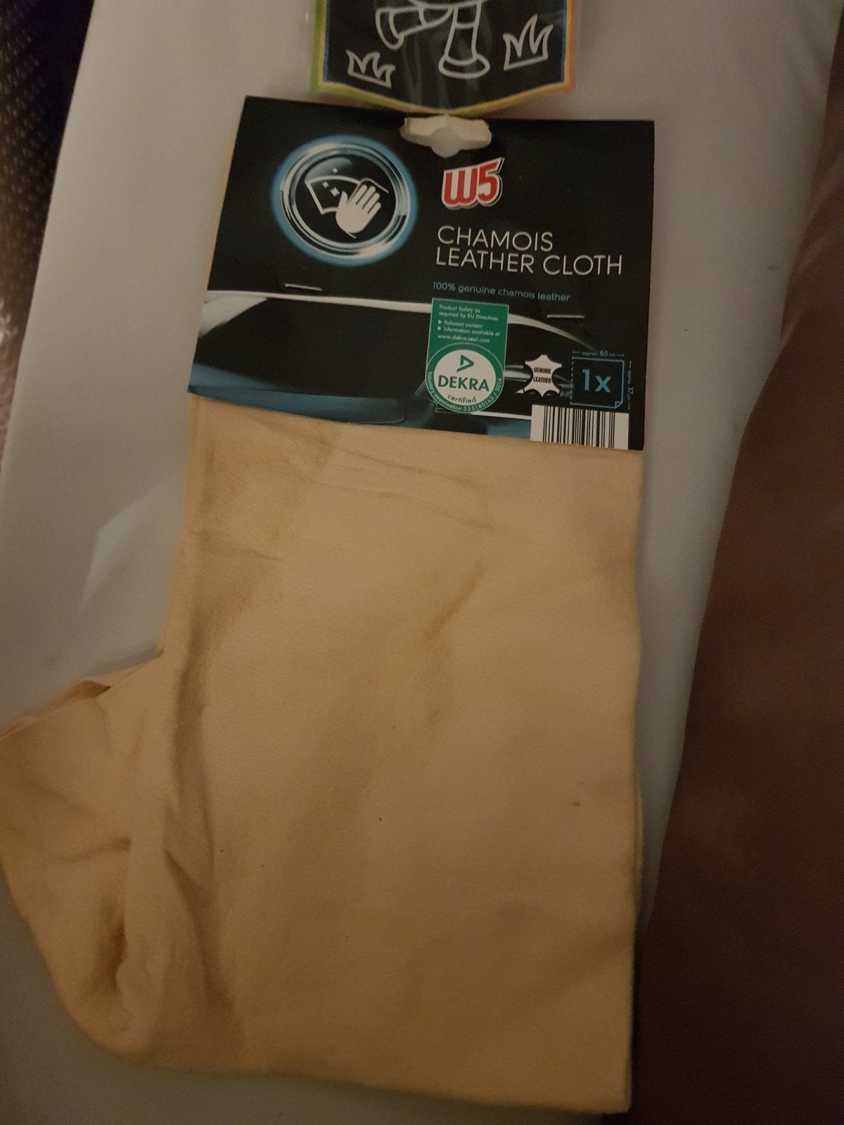 W5 Zeemleren doek - 100% echt zeemleer, Verzenden