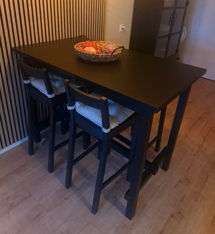 IKEA NORDVIKEN complete barset / eethoek, Ophalen, Gebruikt
