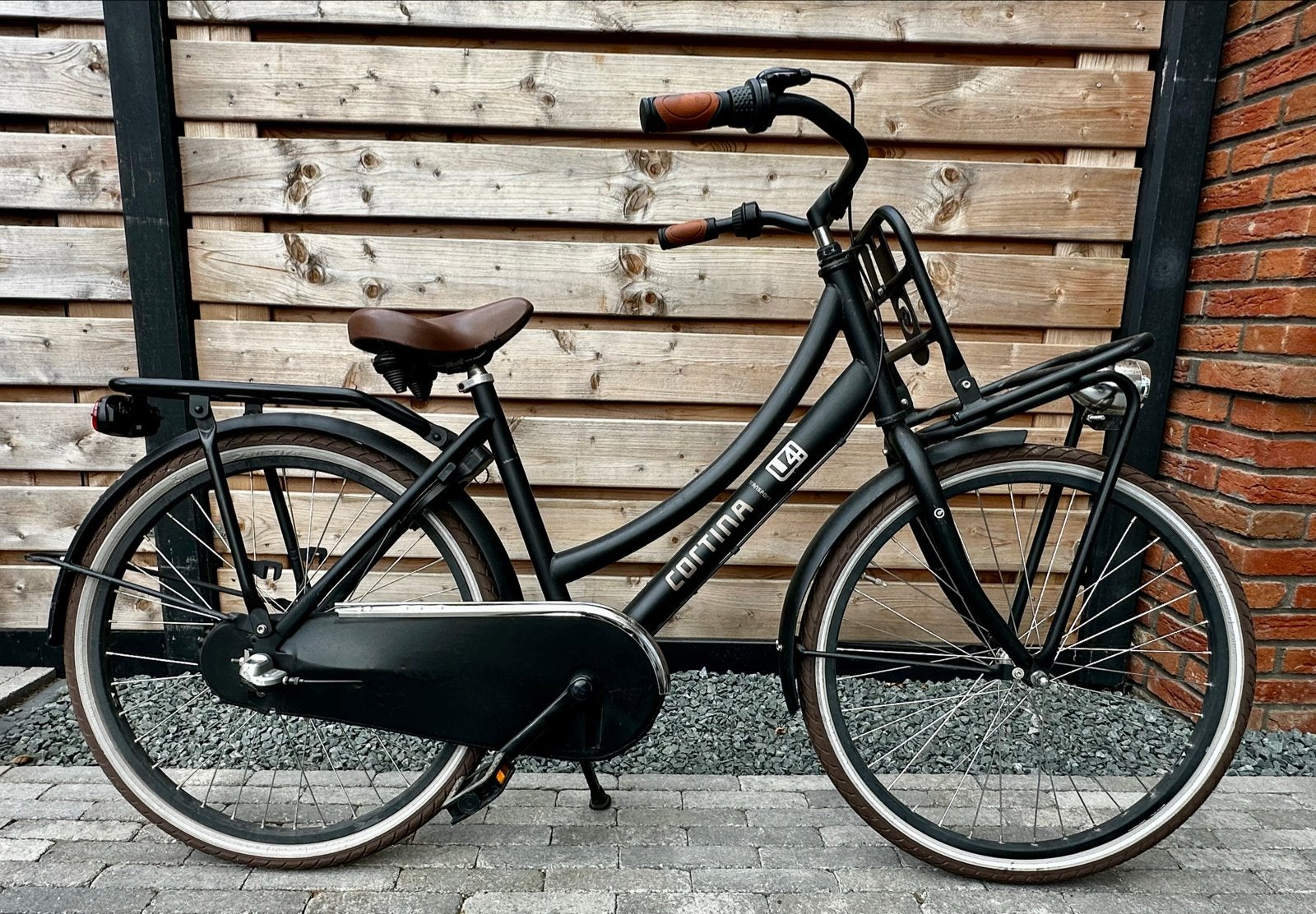 Cortina U4 Transportfiets Dames 24 inch - Zo goed als nieuw, Terugtraprem, Versnellingen, Zo goed als nieuw, 50 tot 53 cm