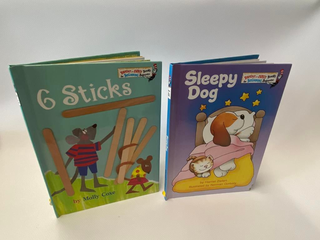 Dr Seuss engelstalige kinderboeken, 6 sticks en Sleepy Dog, Boeken, Ophalen of Verzenden, Gelezen, Fictie algemeen