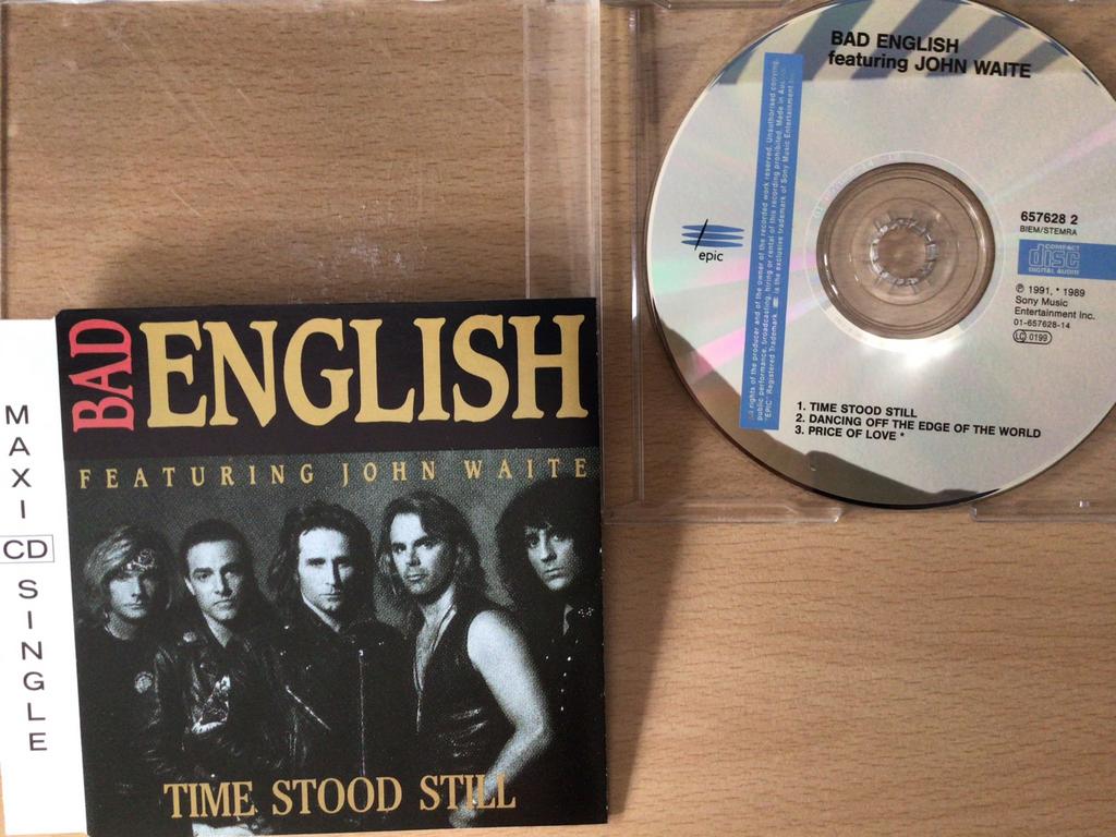 Bad English-Time stood still. Cd-single maxi EP., Ophalen of Verzenden, Zo goed als nieuw, Pop