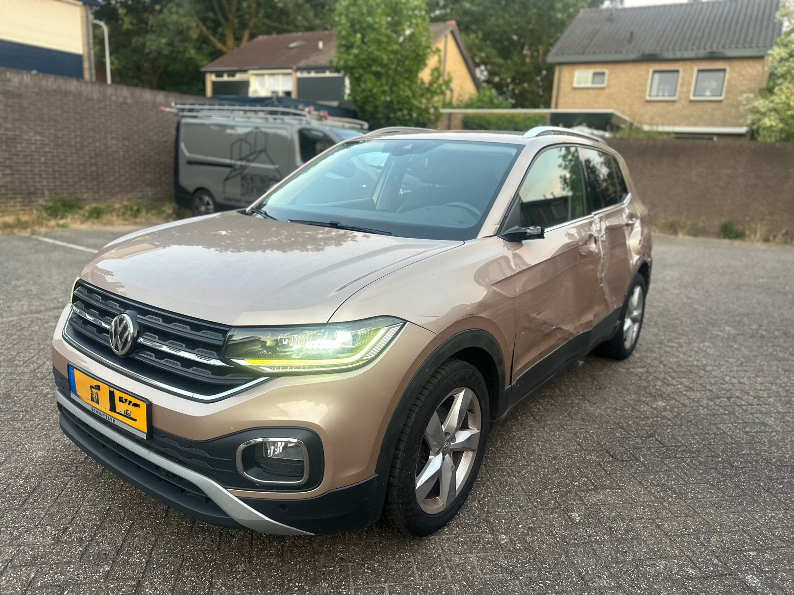 Volkswagen T-CROSS 1.0 TSI DSG 2019 Rijbare schade, Overige kleuren, Volkswagen, SUV of Terreinwagen, 998 cc