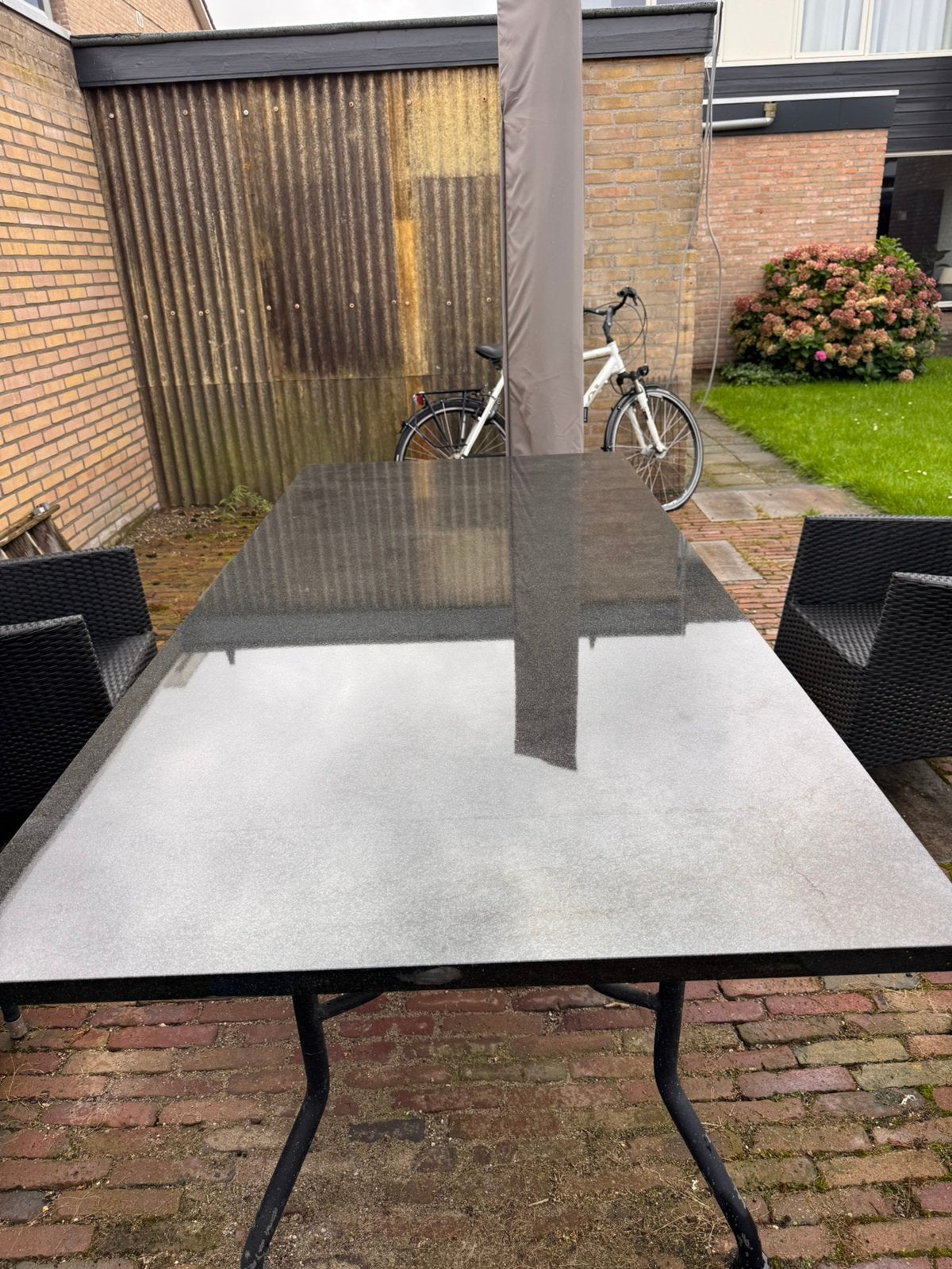 Granieten tuintafel, Ophalen, Nieuw, Rechthoekig, Overige materialen