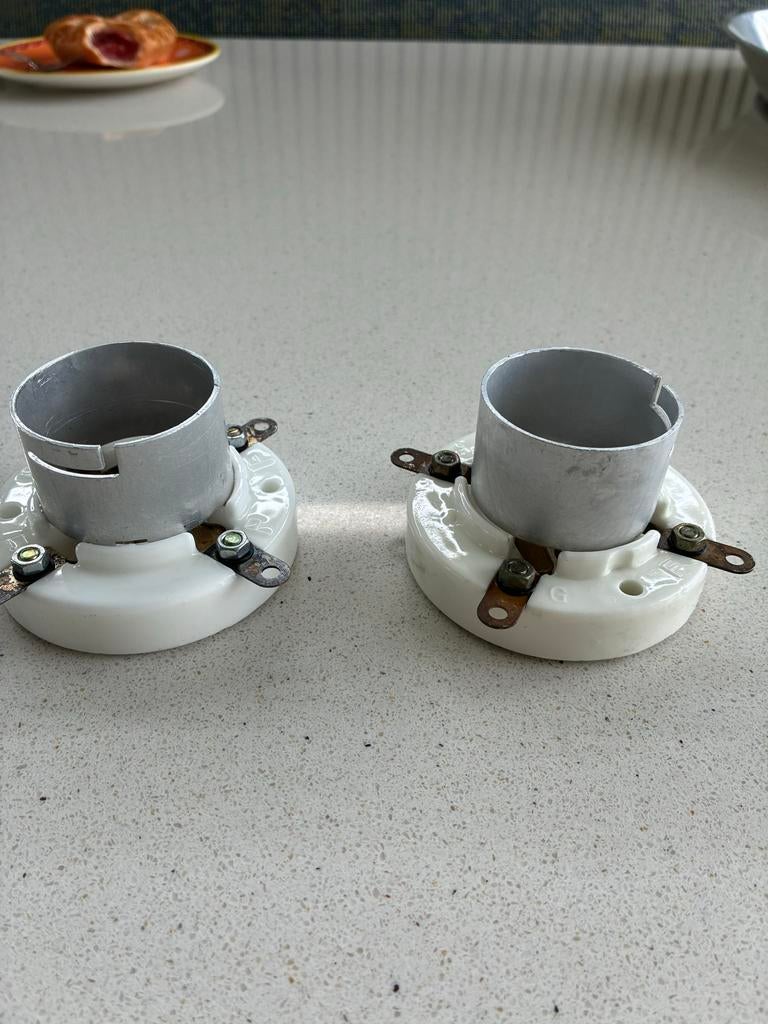 hoogwaardige 4-Pin Keramische Buisvoet voor 845/211/805/FU-5, Ophalen of Verzenden, Overige onderdelen