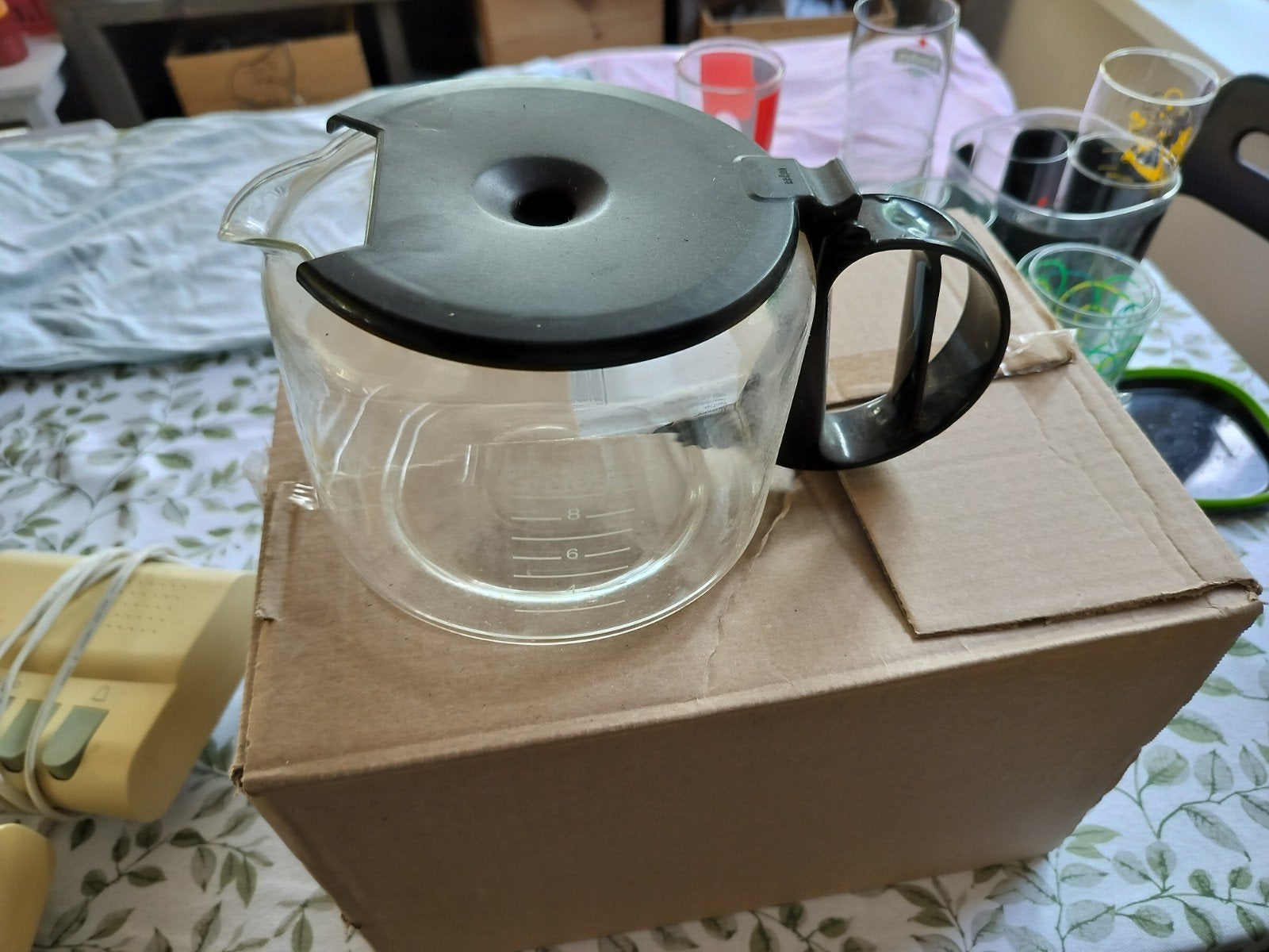 Reserve koffiepot, Huis en Inrichting, Ophalen of Verzenden, Gebruikt, Glas