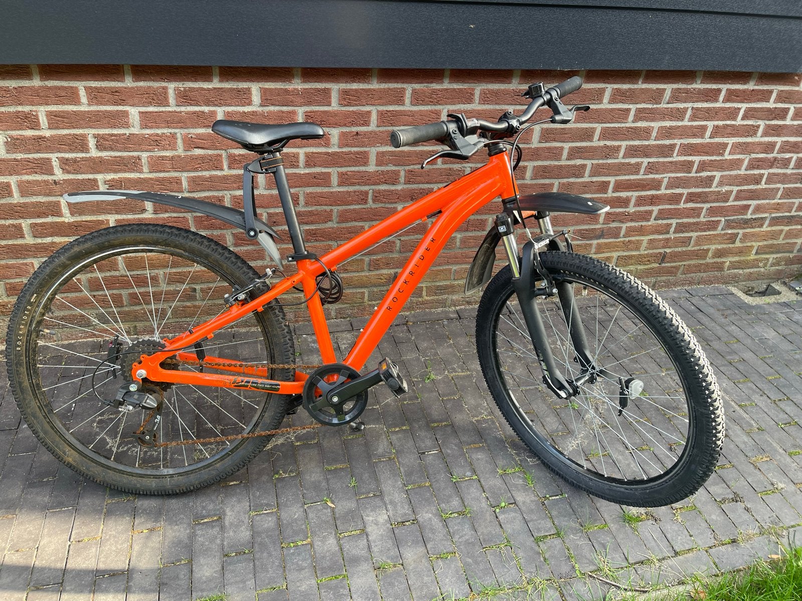 Rockrider ST100 Mountainbike - Oranje, 26 inch, Fietsen en Brommers, Fietsen | Mountainbikes en ATB, Gebruikt, Hardtail, 49 tot 53 cm