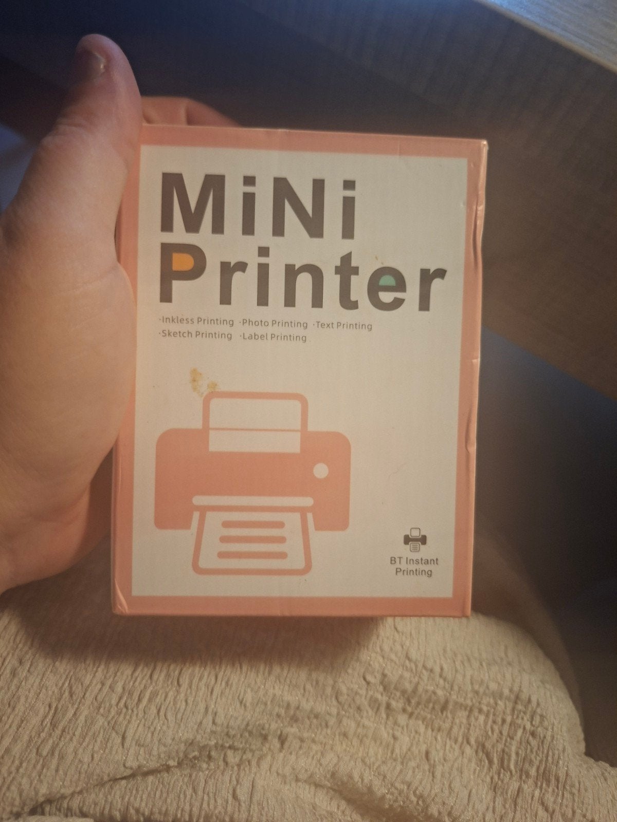 Mini Printer - Draagbare Inktloze Fotoprinter, Ophalen, Fotoprinter, Onbekend, Zo goed als nieuw