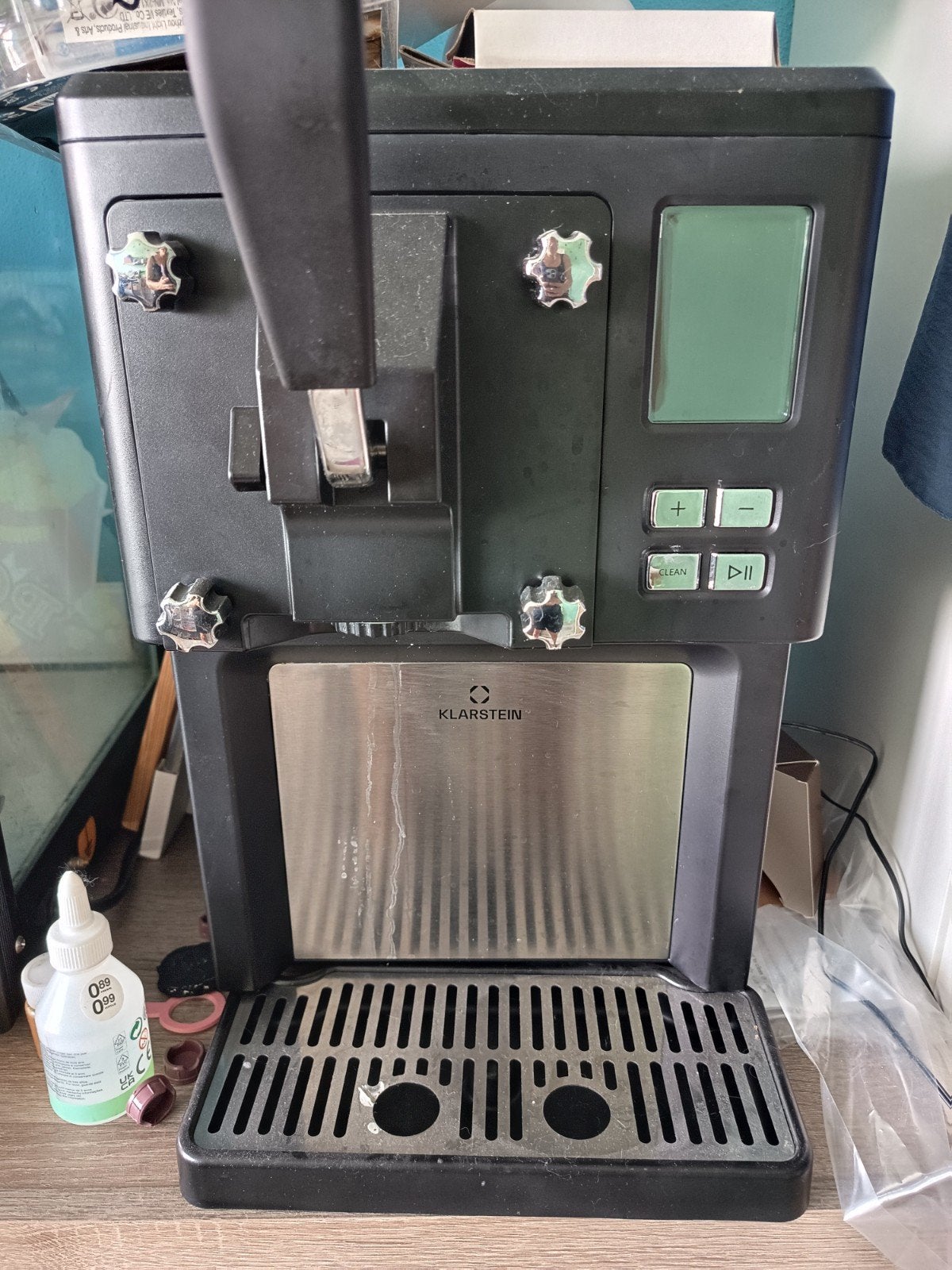 Klarstein IJsmachine - Zelfvriezend voor heerlijk ijs, Witgoed en Apparatuur, IJsmachines, Ophalen, Gebruikt, Zelfvriezend