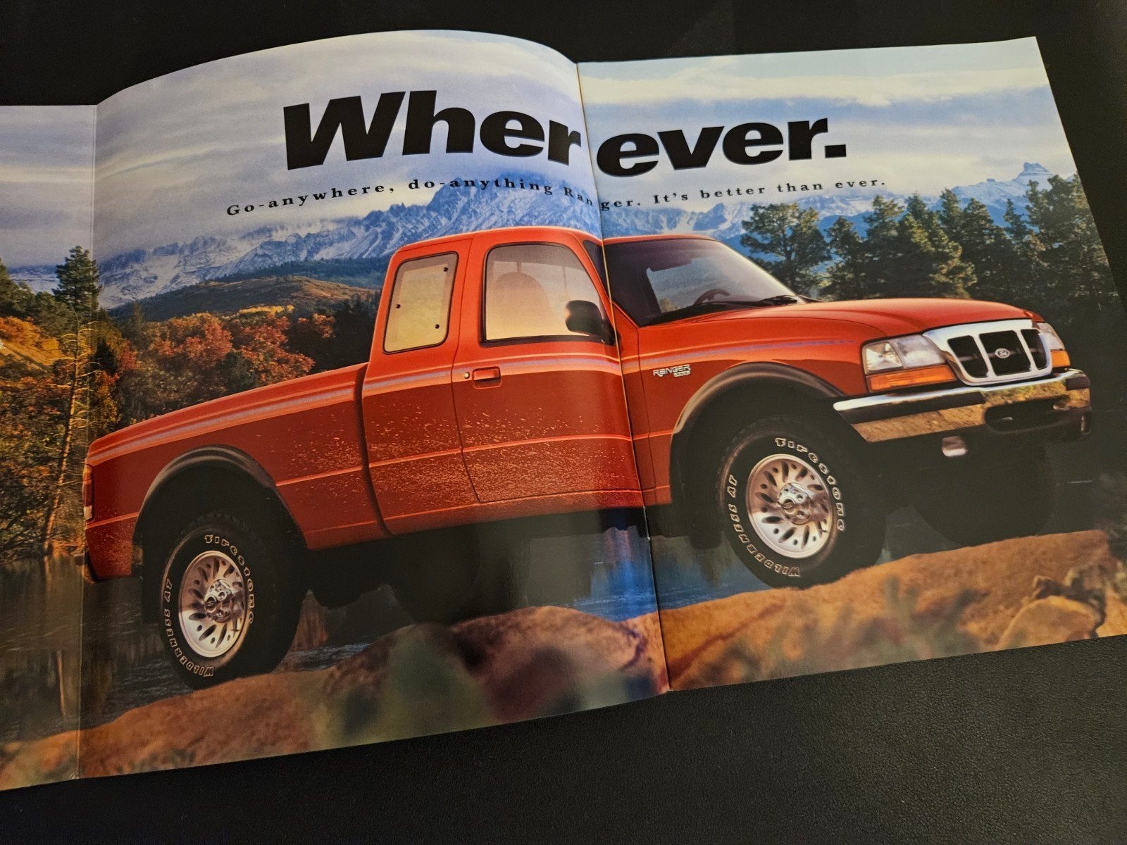Brochure Ford Ranger 1998 USA, Ophalen of Verzenden, Zo goed als nieuw, Ford