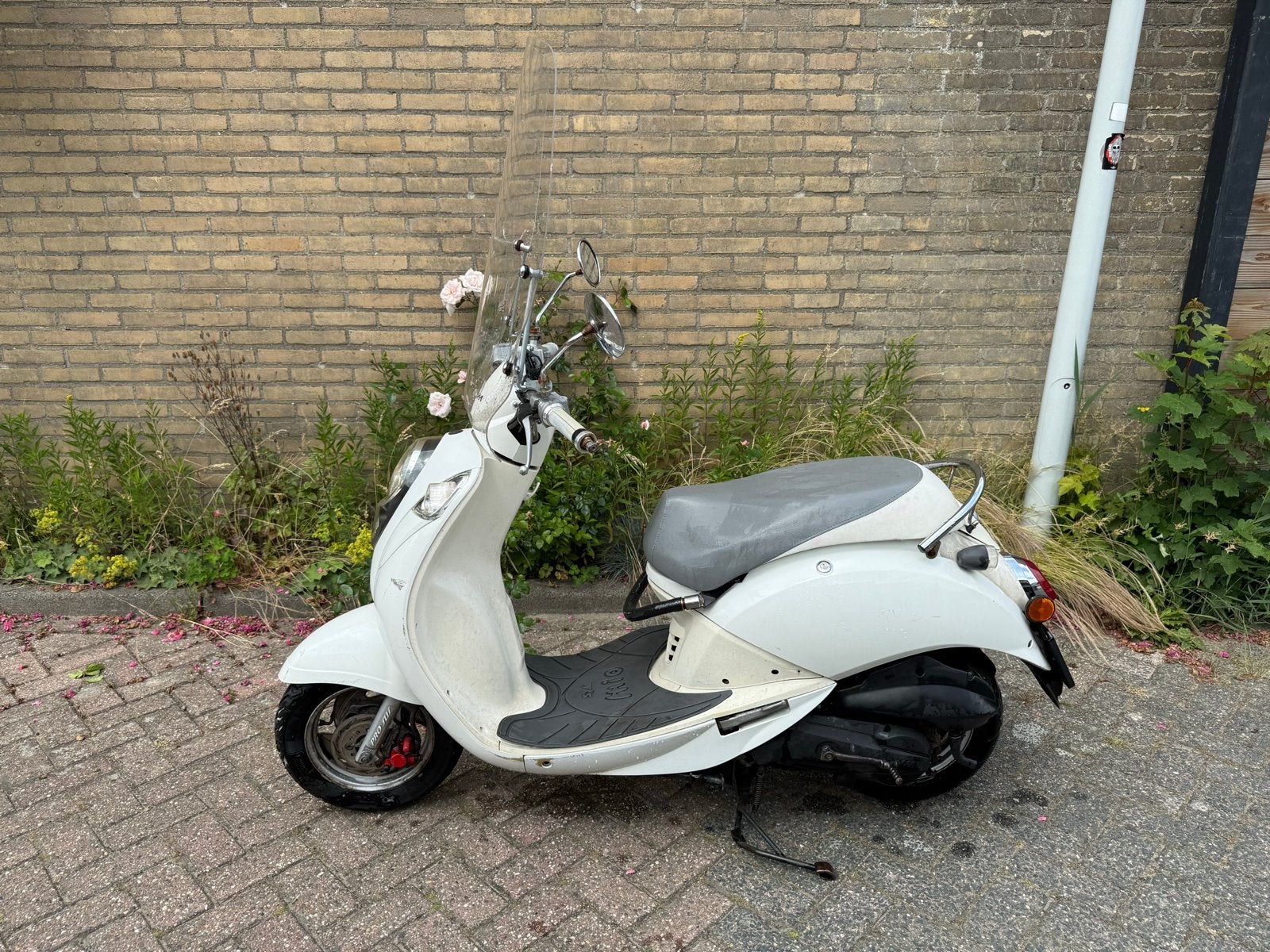 SYM MIO 50 Snor Scooter - Wit, Ophalen, Gebruikt, Benzine, SYM