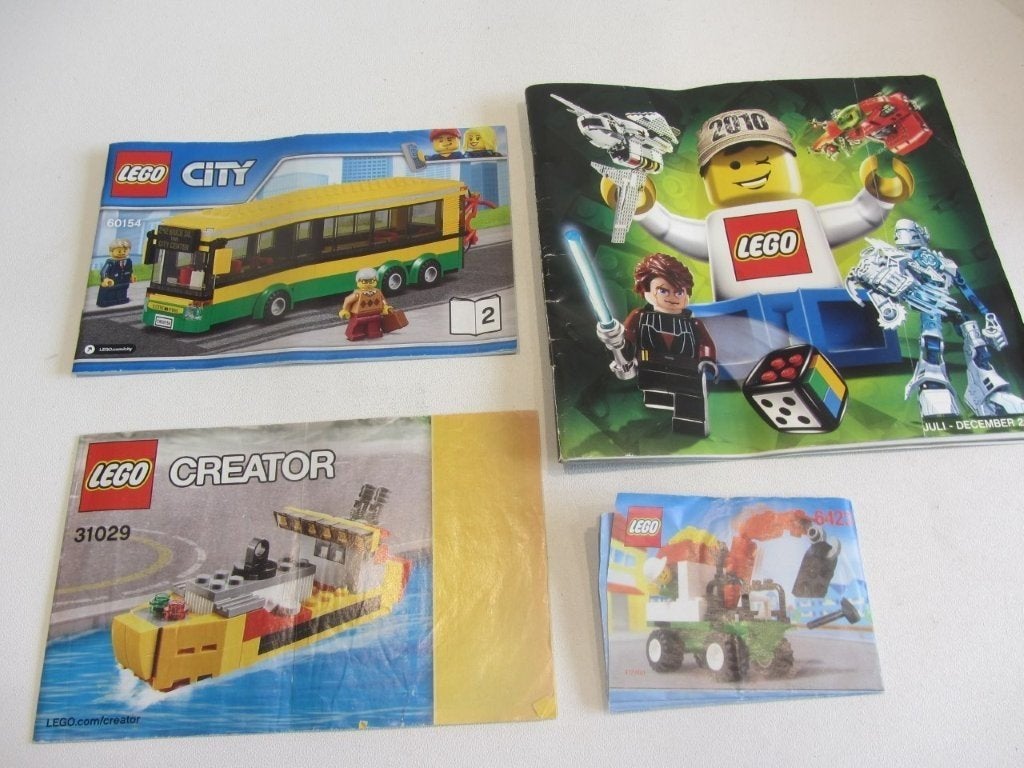 lego instruktie boekjes 60154 31029 6423 en catalogus 2010, Ophalen of Verzenden, Gebruikt, Lego