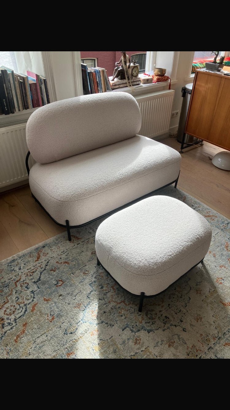 Housecraft Living Polly Sofa set – Teddy Ivoor/Beige, Huis en Inrichting, Banken | Sofa's en Chaises Longues, Ophalen of Verzenden