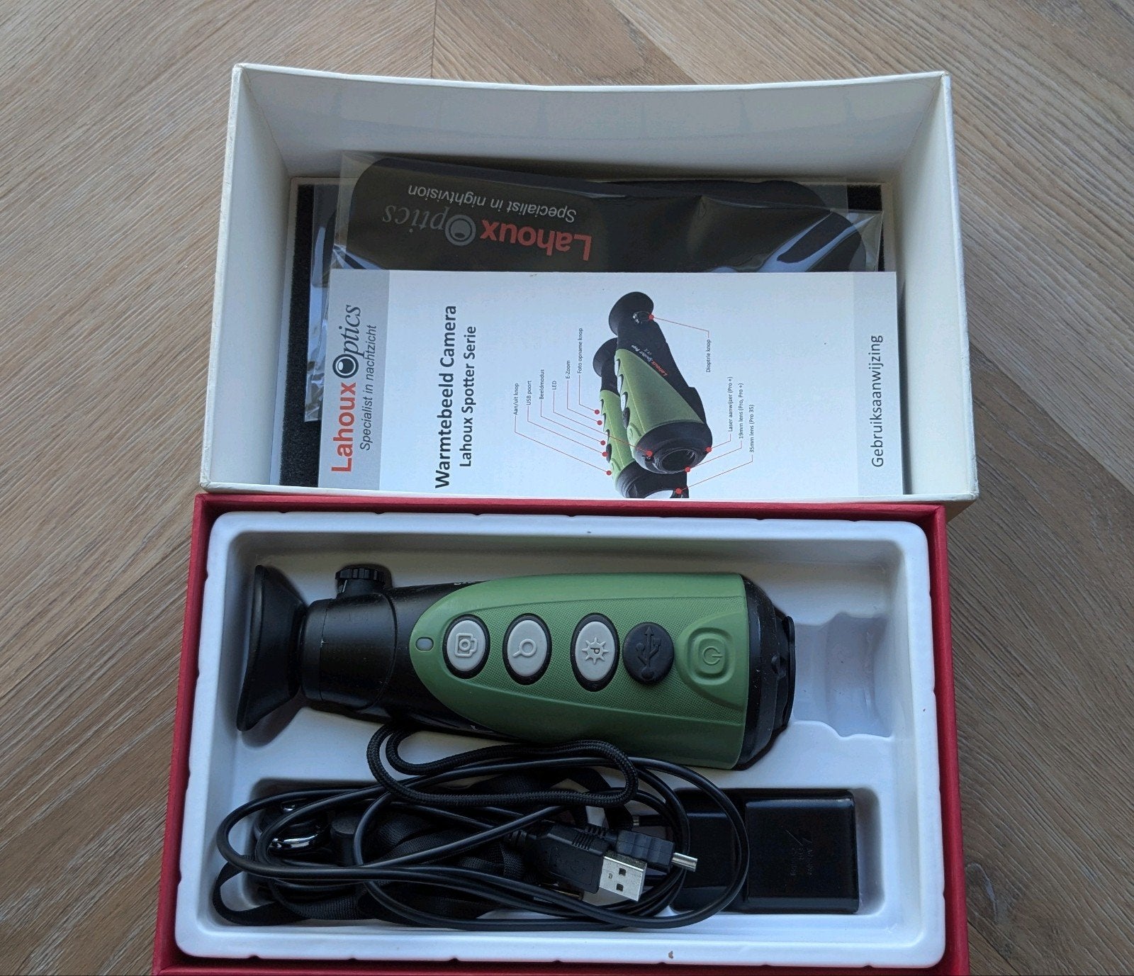 Warmtebeeldcamera Lahoux Spotter Pro, Ophalen, Minder dan 8x, Overige typen, Zo goed als nieuw