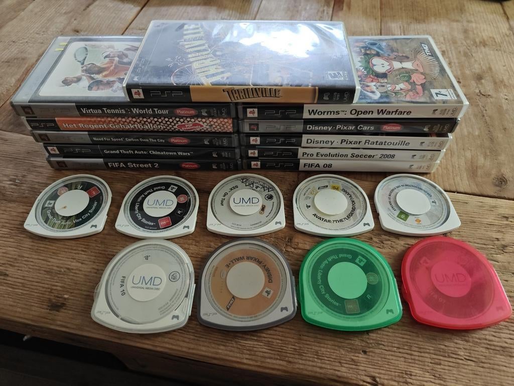 PSP Spellen Collectie incl 4 GTA games!, Gebruikt, Overige genres, 1 speler, Ophalen of Verzenden