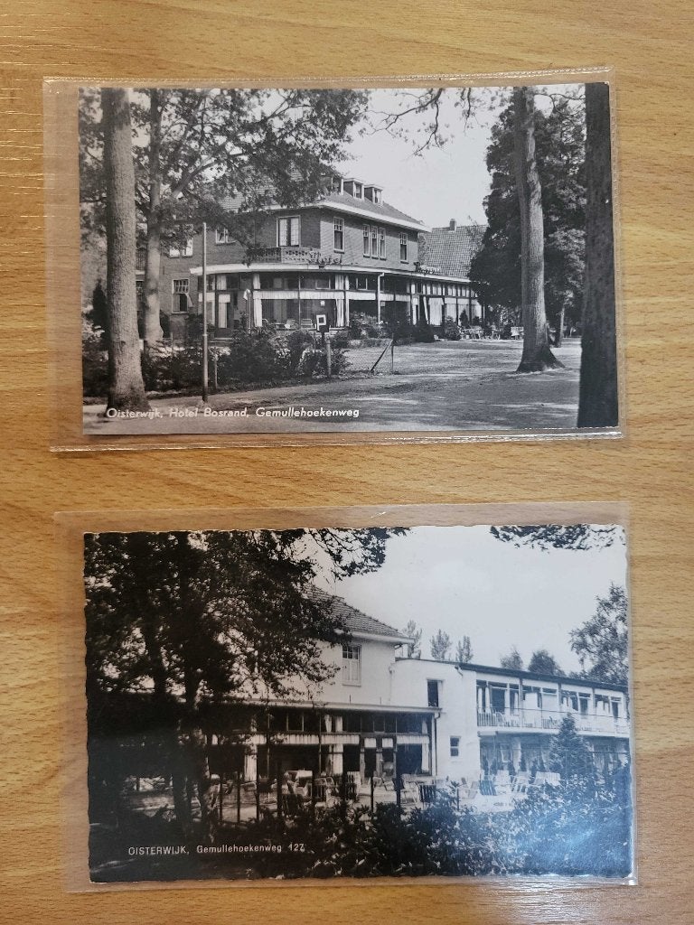 ansicht OISTERWIJK Gemullehoekenweg Hotel Bosrand  (2x), Ophalen of Verzenden, Voor 1920, Noord-Brabant